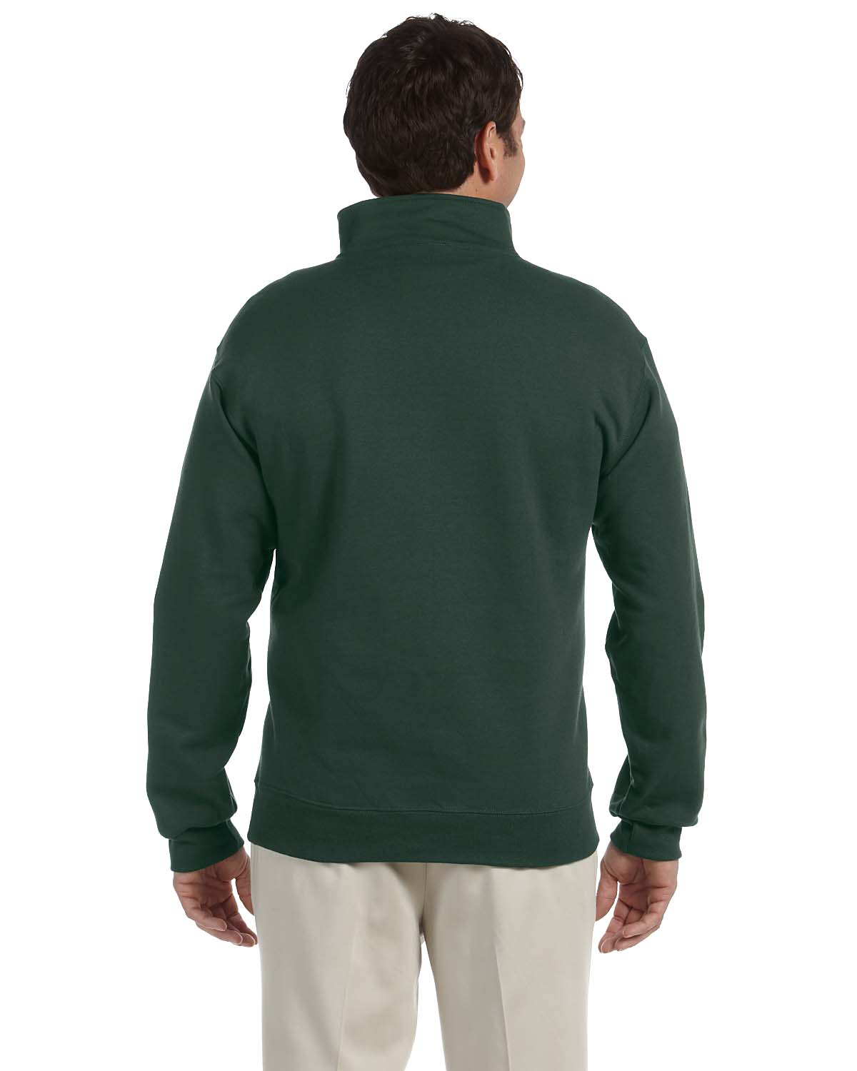 Jerzees 4528 Men 9.5 oz. 50/50 Super Sweats NuBlend Fleece Quarter-Zip ...