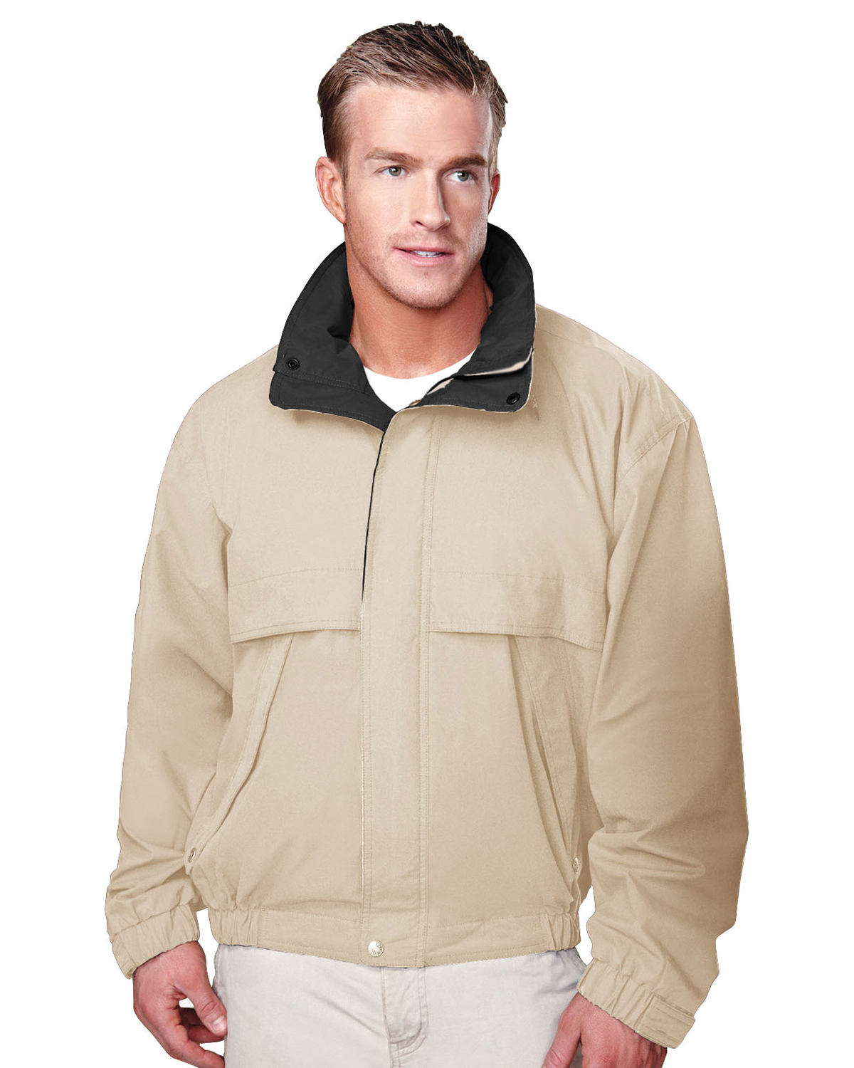Tri-Mountain Men's Cotton/Poly Poplin Jacket With Poplin Lining | eBay