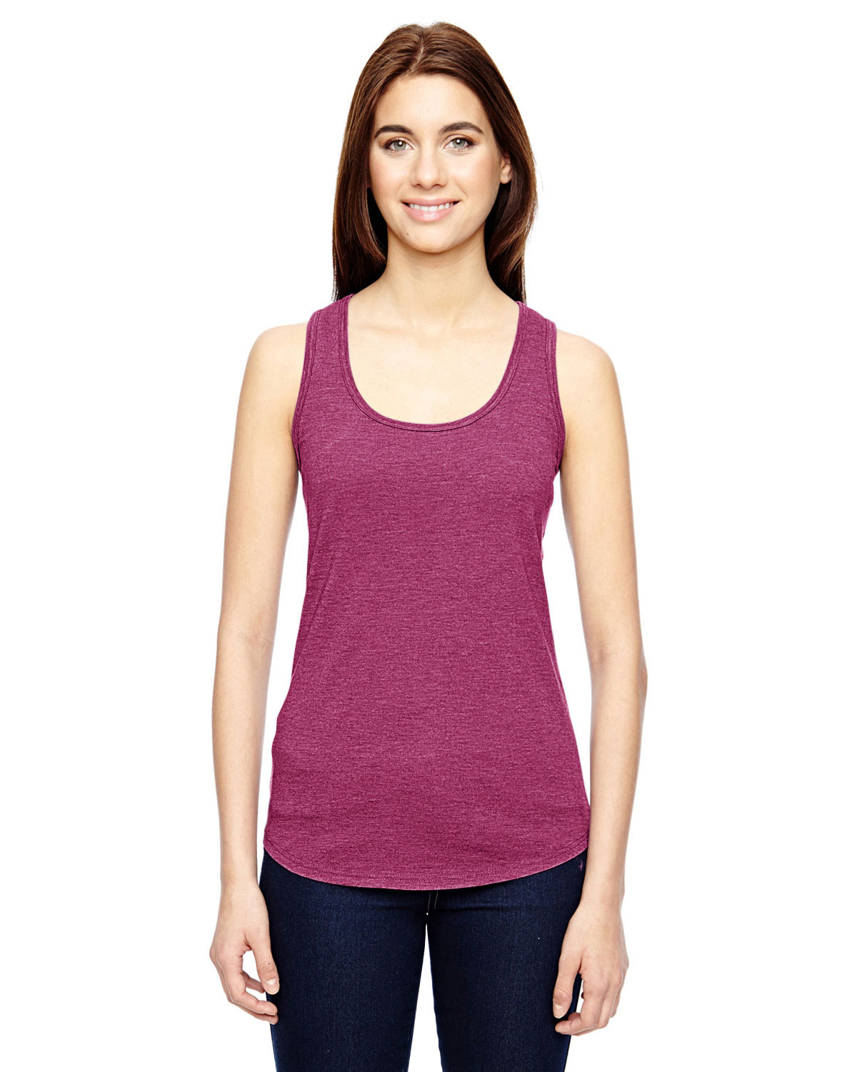 Anvil 6751L Women Tri-Blend Racerback Tank | GotApparel.com