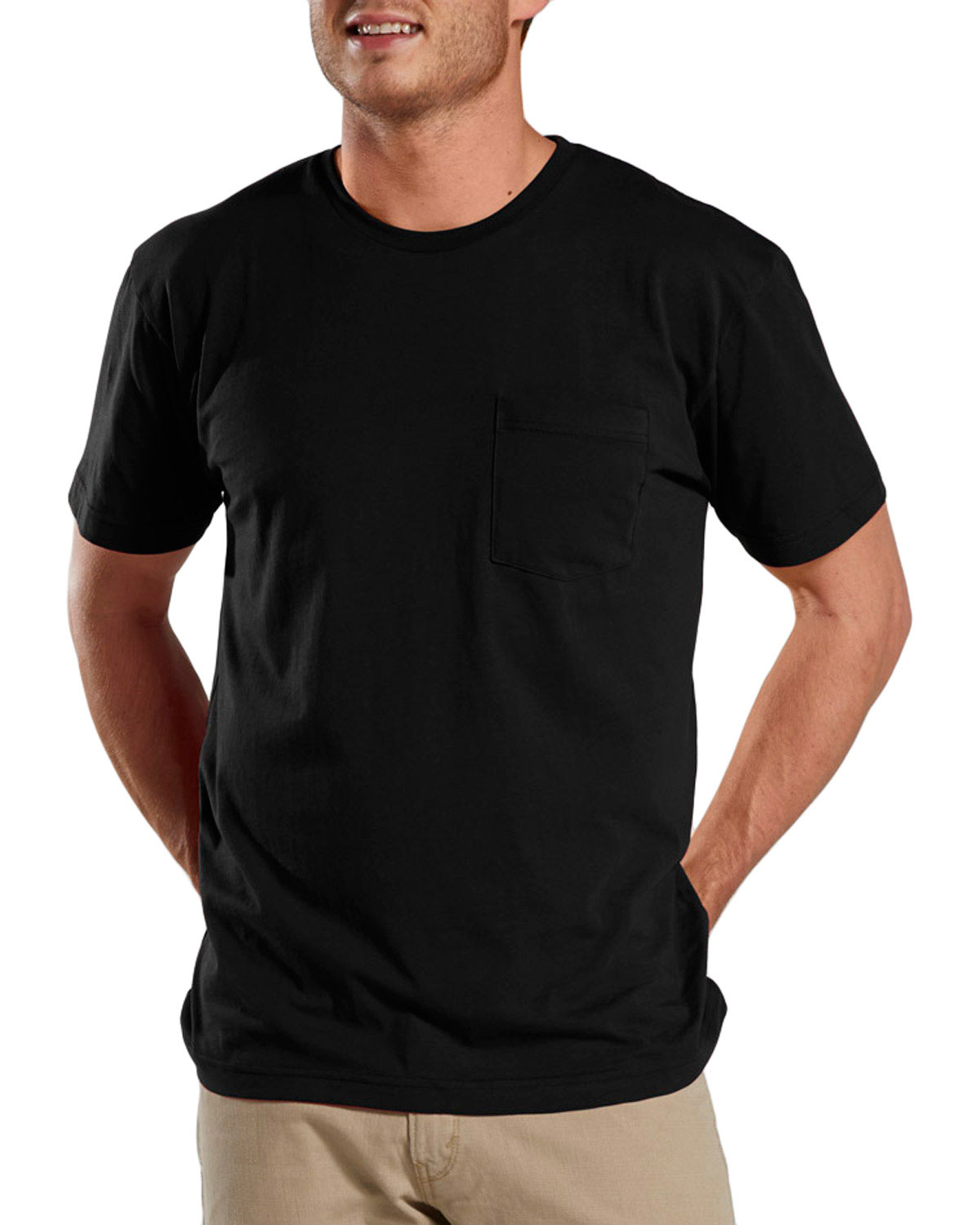 black fine tshirt