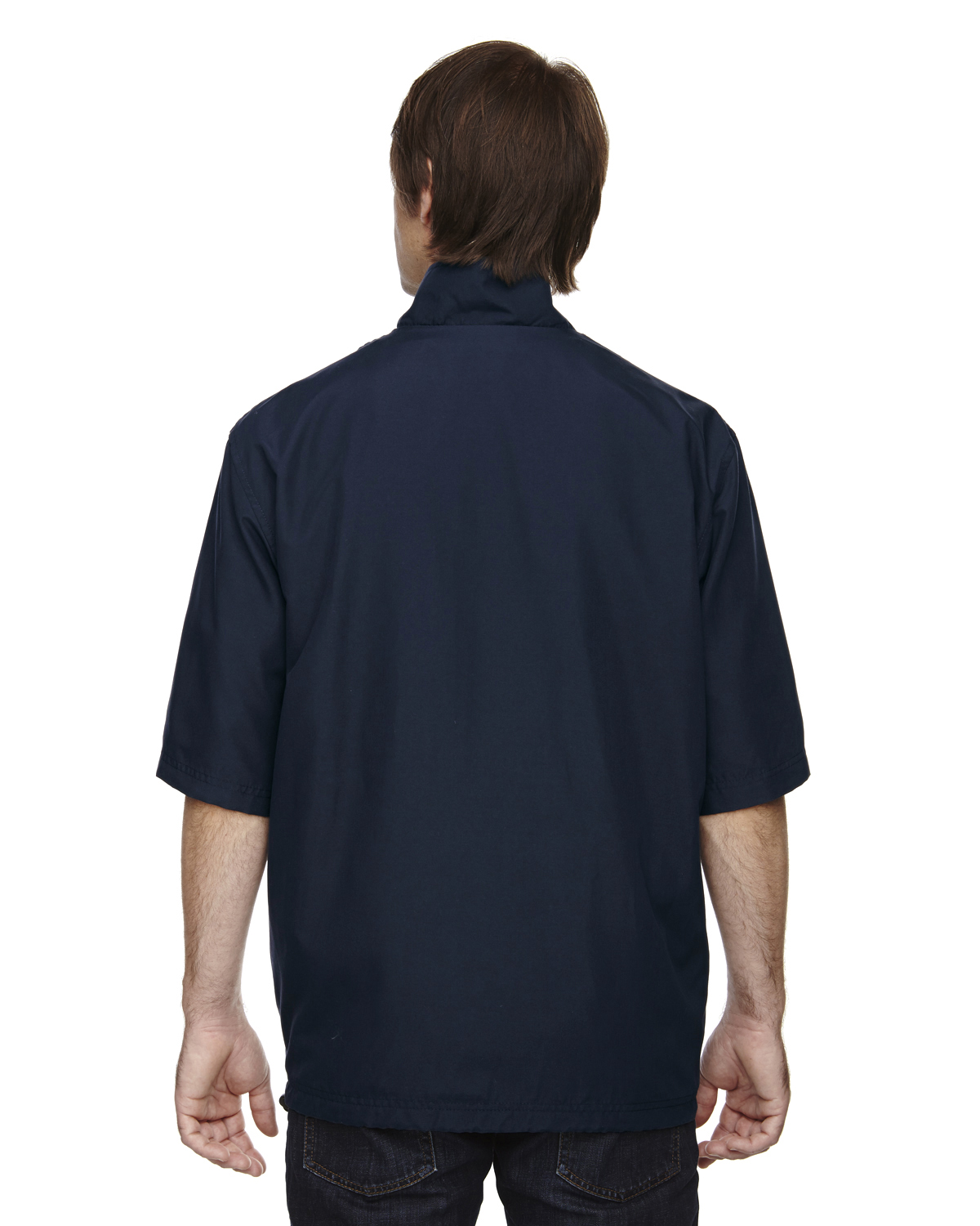 Men's M·I·C·R·O Plus Lined Short-Sleeve Wind Shirt with Teflon ...