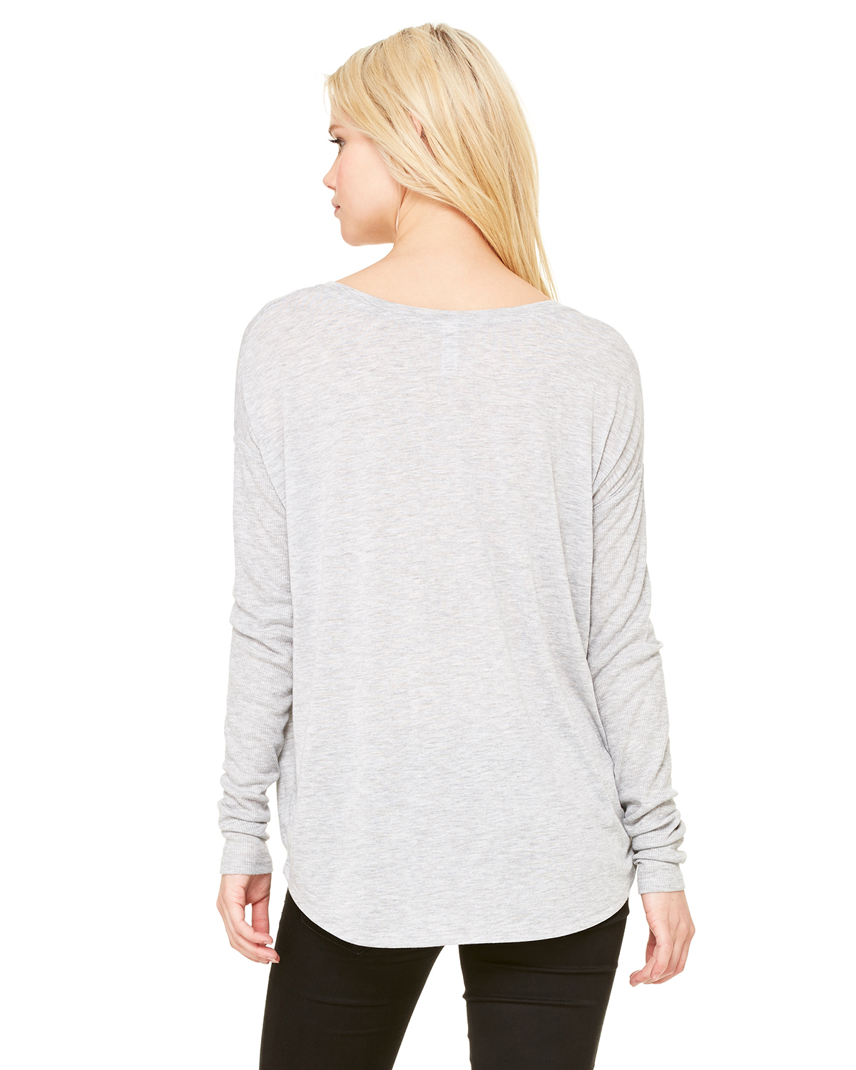 Download Bella + Canvas 8852 Women Flowy Long-Sleeve T-Shirt With ...