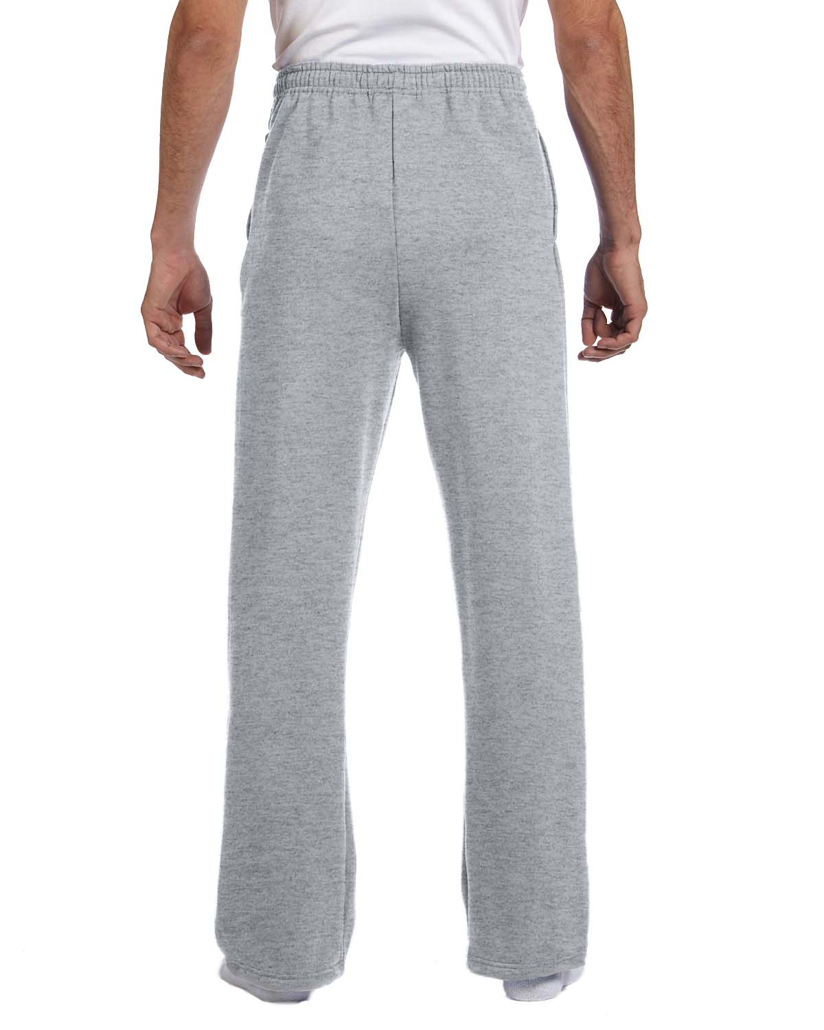 Jerzees 974mp Men's 8 Oz. 50/50 Nublend Openbottom Sweatpants ...