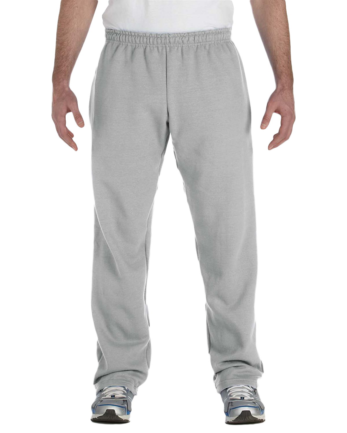 Gildan G184 Men Heavy Blend 8 oz. 50/50 Open-Bottom Sweatpants ...