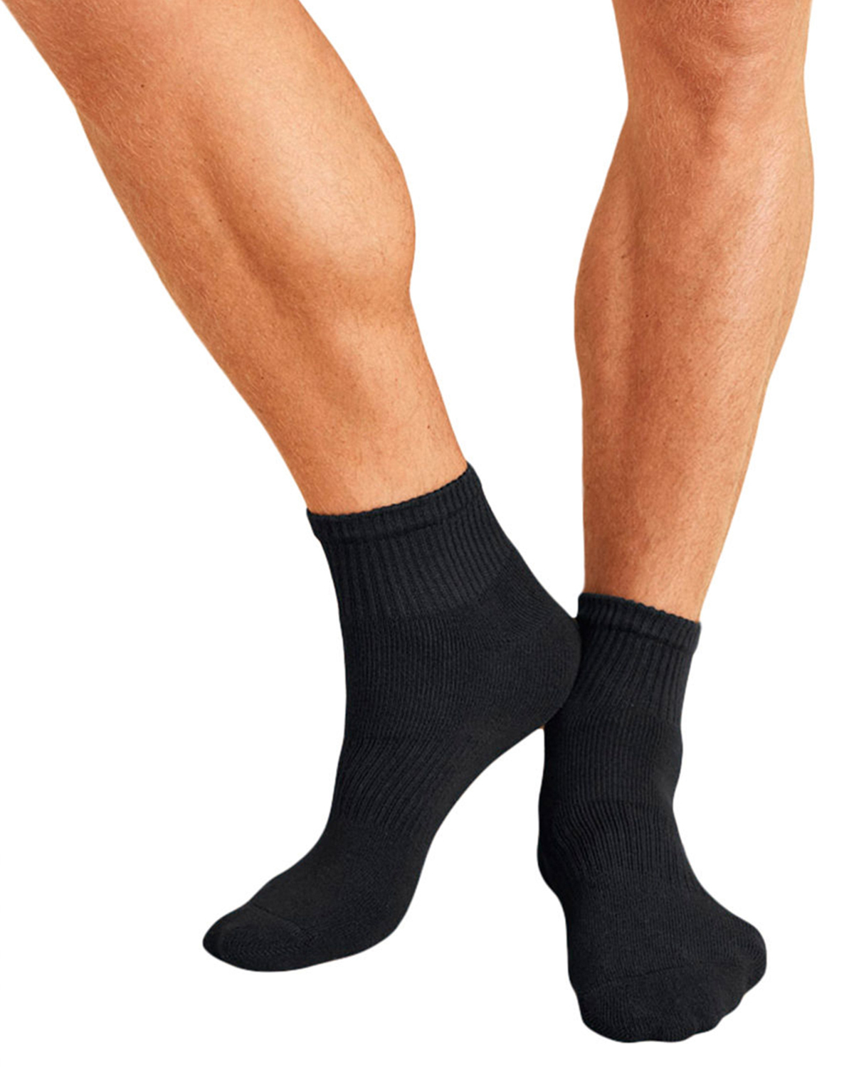 Gildan GP731 Men Platinum Ankle Socks (White)