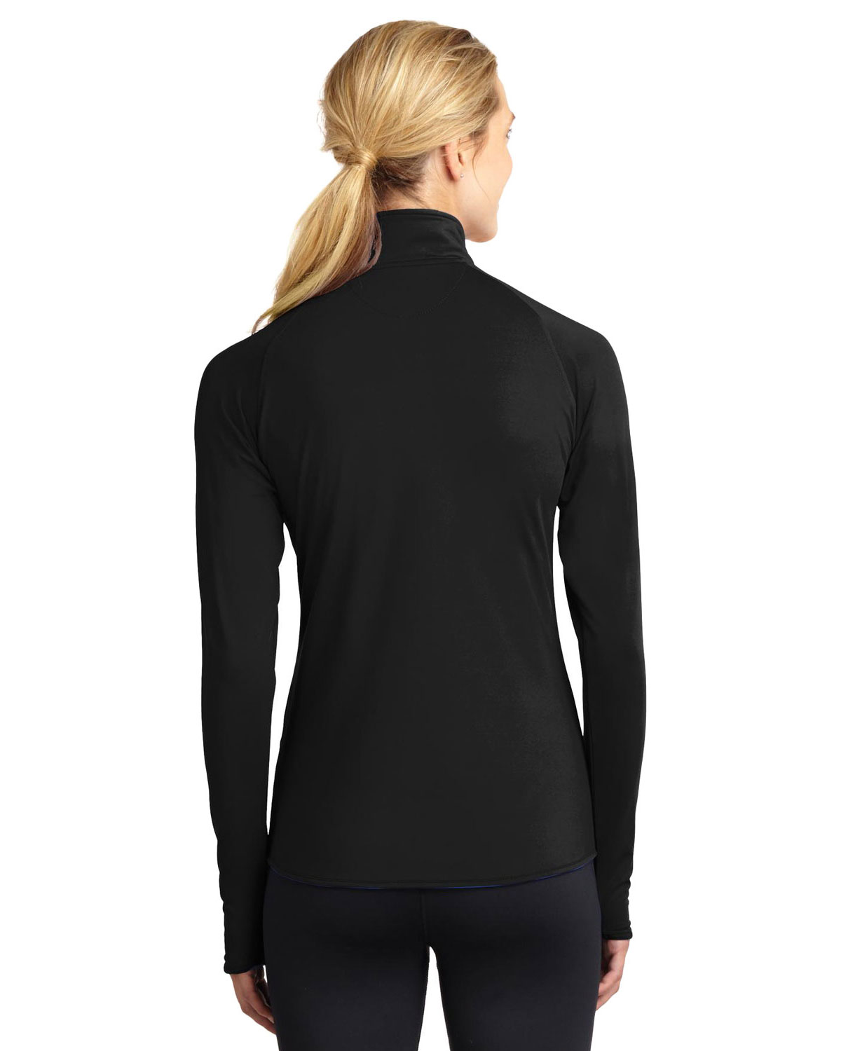 Sport-Tek LST850 Women SportWick Stretch 1/4-Zip Pullover | GotApparel.com