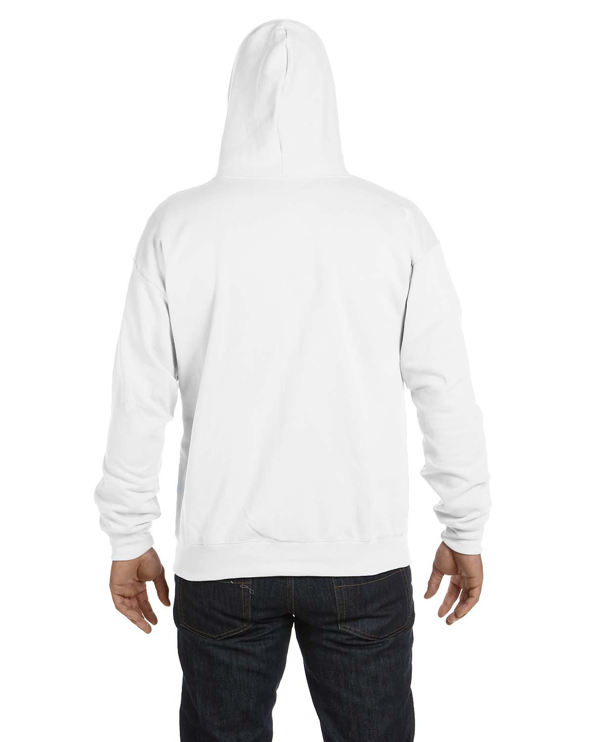 Hanes P180 Men 7.8 oz. Comfort Blend EcoSmart 50/50 Full-Zip Hood ...