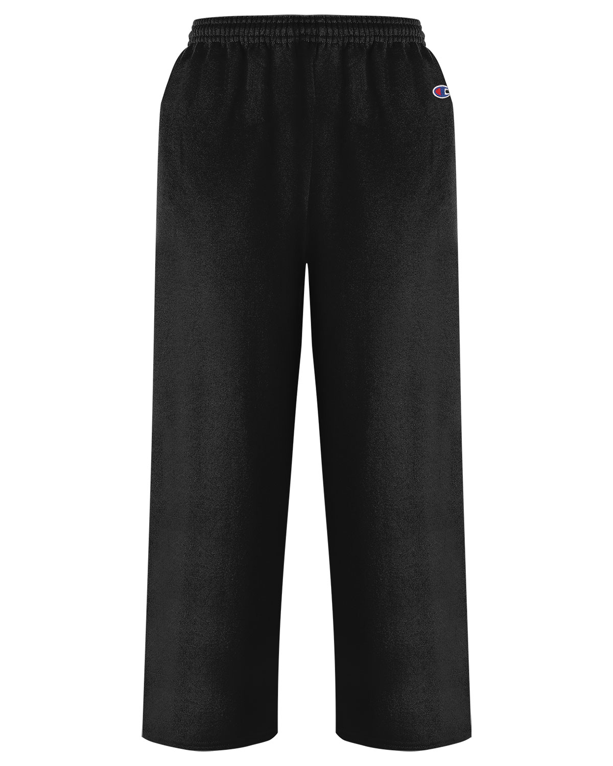 open bottom fleece pants