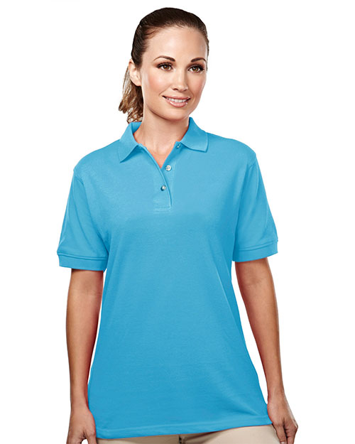 Tri-Mountain 092 Women Accent Easy Care Pique Golf Shirt at GotApparel