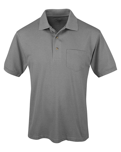 Tri-Mountain 096 Men Short-Sleeve Pique Easy Care Golf Shirt at GotApparel