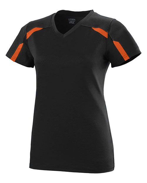 Augusta 1002 Women Avail Short Sleeve V-Neck Jersey at GotApparel