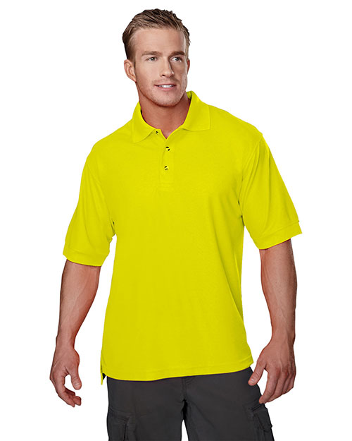 Tri-Mountain 100 Men Safeguard Short-Sleeve Pique Golf Shirt at GotApparel