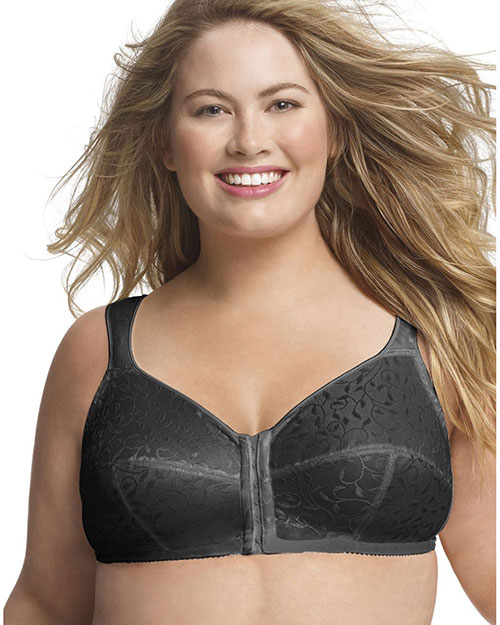 Just My Size 1107 Women Front Close Wirefree Bra at GotApparel