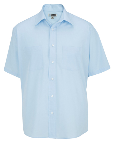Edwards 1110 Men Broadcloth Short-Sleeve Shirt at GotApparel