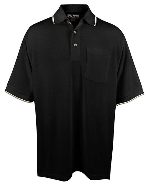 Tri-Mountain 117 Men Conquest Ultracool Mesh Pocketed Golf Shirt at GotApparel