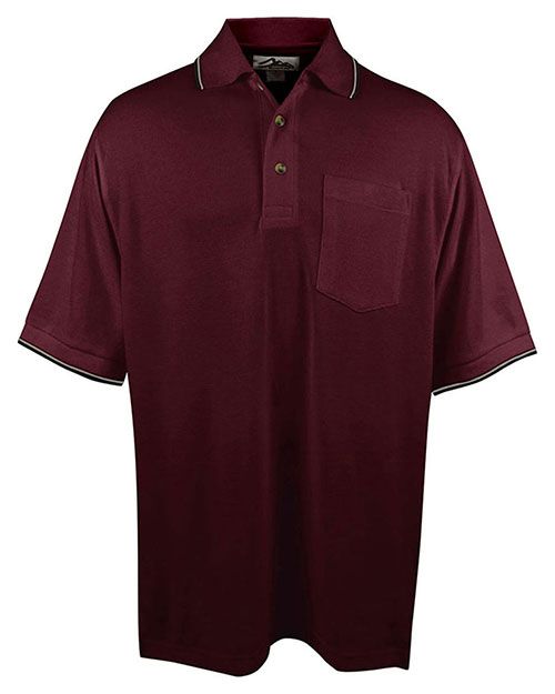 Tri-Mountain 117 Men Conquest Ultracool Mesh Pocketed Golf Shirt at GotApparel