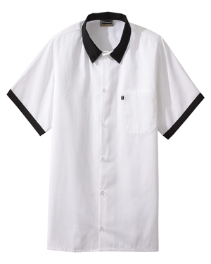 Edwards 1304 Unisex Short-Sleeve Cook Shirt at GotApparel