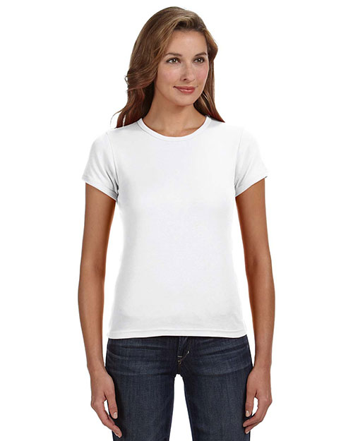 Anvil 1441 Women 1x1 Baby Rib Scoop T-Shirt | GotApparel.com