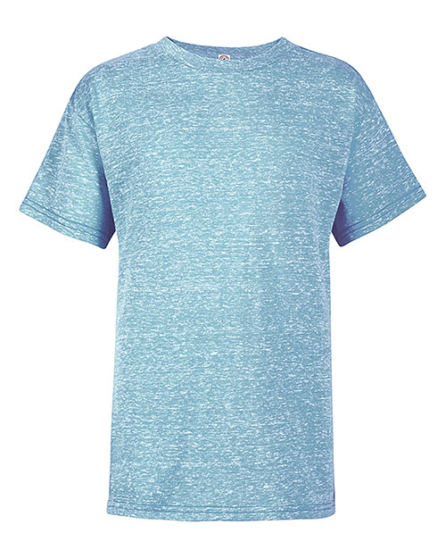 Delta 14900 Boys Ringspun Youth Retail Fit Snow Heather Tee at GotApparel