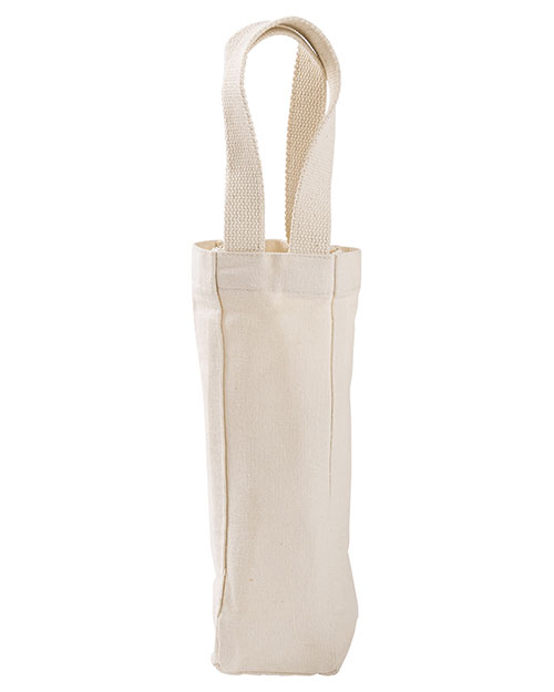 Liberty Bags 1725 Unisex Single Bottle Wine Tote at GotApparel