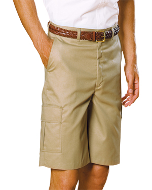 Edwards 2485 Men Flat Front Casual Chino Cargo Short at GotApparel