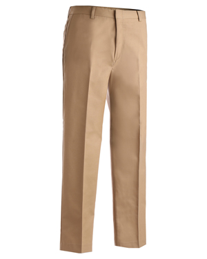 Edwards 2510 Men Business Casual Flat Front Chino Pant at GotApparel