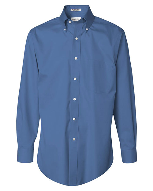 Van Heusen 13V0143 Men Non-Iron Pinpoint Oxford Shirt at GotApparel