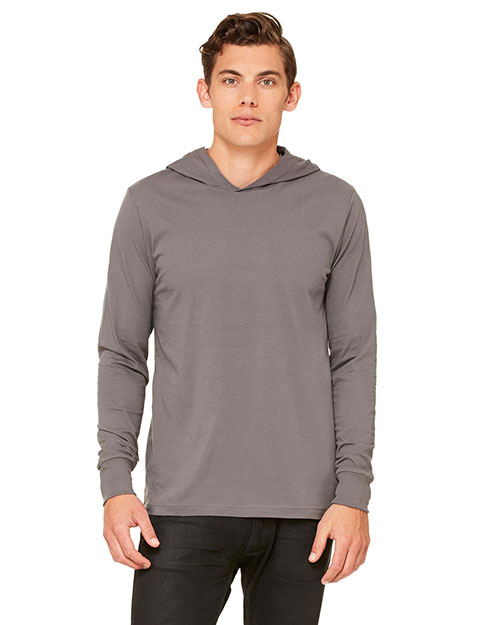 Bella + Canvas 3512 Unisex Jersey Long-Sleeve Hoodie at GotApparel