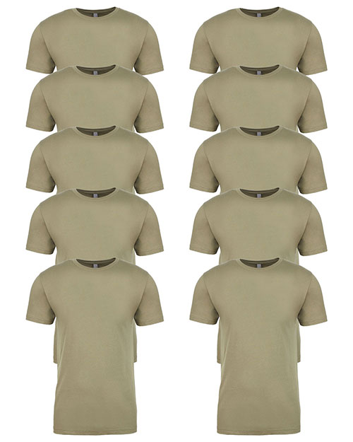 Next Level 3600 Men Premium Fitted Short-Sleeve Crew 10-Pack at GotApparel