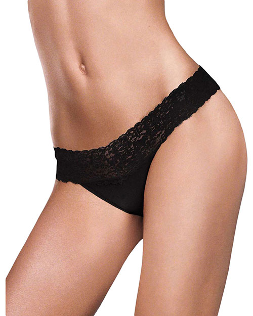 Maidenform 40156 Women Dream Thong with Lace at GotApparel