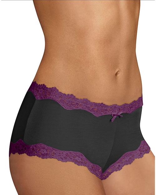 Maidenform 40837 Women Cheeky Scalloped Lace Hipster at GotApparel