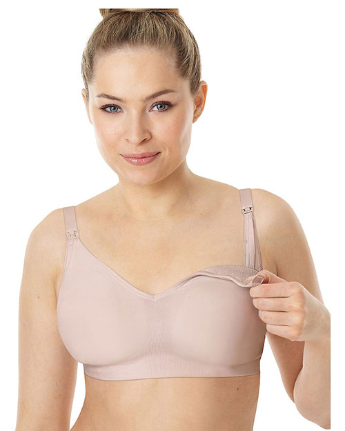 Playtex 4956 Women Secrets Seamless Wirefree Nursing Bra with XTemp153 Cooling Technology at GotApparel