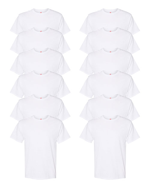 Hanes 5170 Men 5.2 Oz. 50/50 Comfort Blend Ecosmart T-Shirt 12-Pack at GotApparel