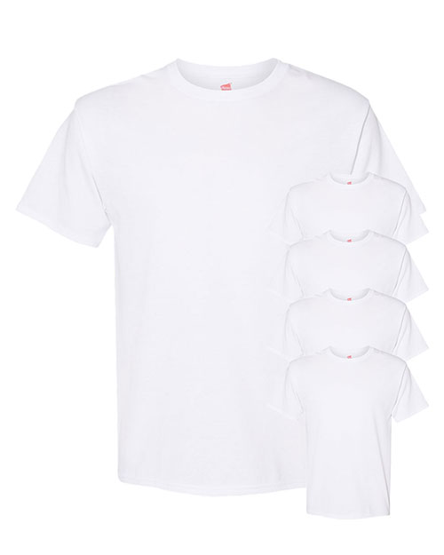 Hanes 5170 Men 5.2 Oz. 50/50 Comfort Blend Ecosmart T-Shirt 5-Pack at GotApparel