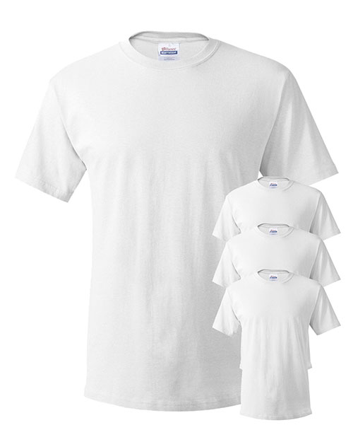 5280 Hanes 5.2 oz ComfortSoft Cotton T-Shirt Pack of 5-ORANGE 