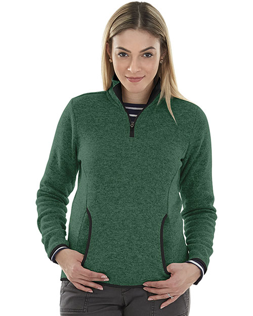 Charles River Apparel 5312 Women Heathered Fleece Pullover at GotApparel