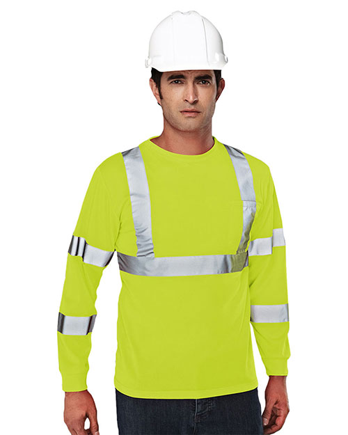 Tri-Mountain 533 Men 100% Polyester Safety Shirt at GotApparel