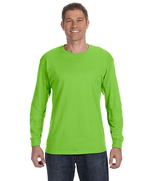 Hanes 5586 Men 6.1 Oz. Tagless Comfort Soft Long-Sleeve T-Shirt at GotApparel