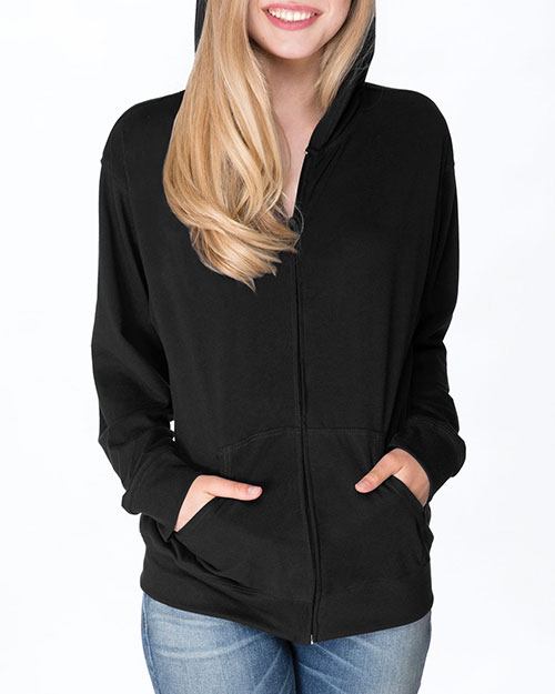 Next Level 6491 Adult Unisex Sueded Full-Zip Hoody at GotApparel