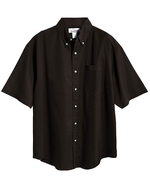 Tri-Mountain 718 Men Easy Care Short-Sleeve Twill Shirt at GotApparel