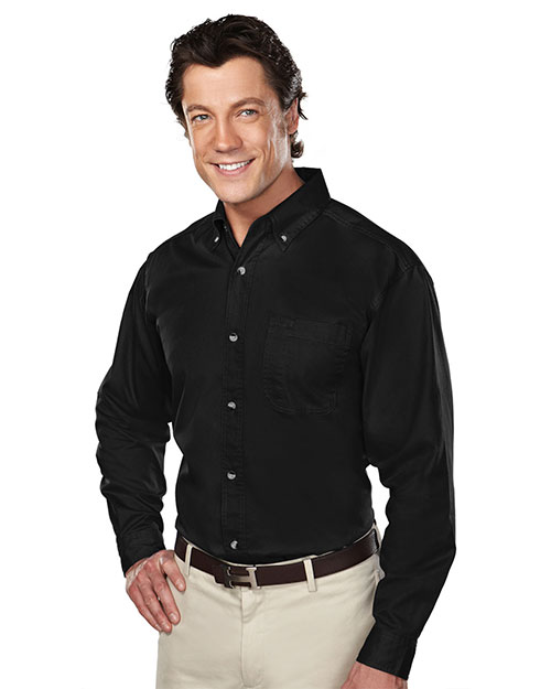 Tri-Mountain 770 Men Professional Stain-Resistant Long-Sleeve Shirt at GotApparel