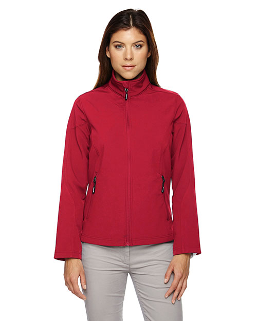 Core 365 78184 Women Cruise Two-Layer Fleece Bonded Soft Shell Jacket at GotApparel
