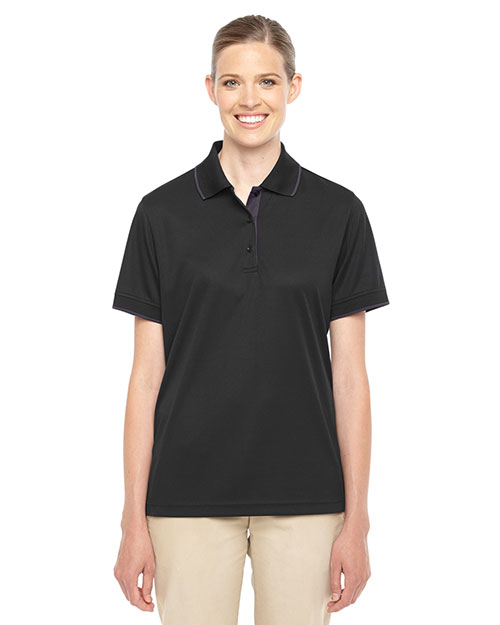 Core 365 78222 Women Motive Performance Pique Polo with Tipped Collar at GotApparel