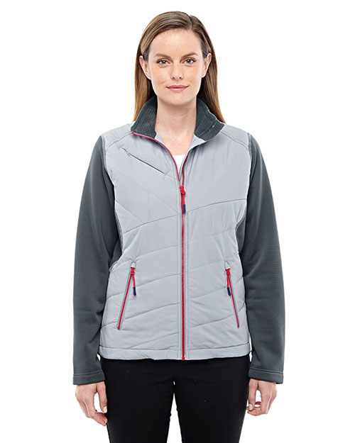 North End 78809 Women's Quantum Interactive Hybrid Insulated Jacket at GotApparel