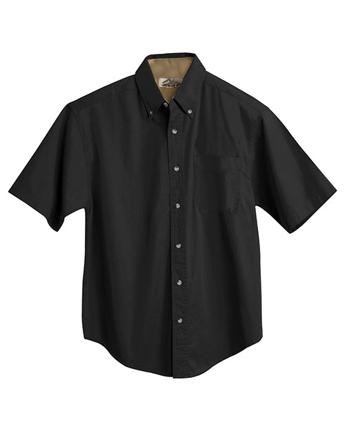 Tri-Mountain 788 Men Valor Cotton Short-Sleeve Peached Twill Shirt at GotApparel