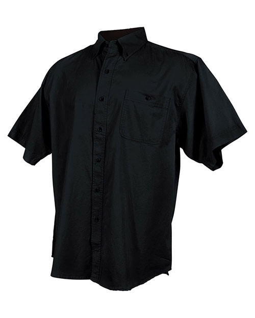 Tri-Mountain 808 Men Director Cotton Short-Sleeve Twill Shirt at GotApparel