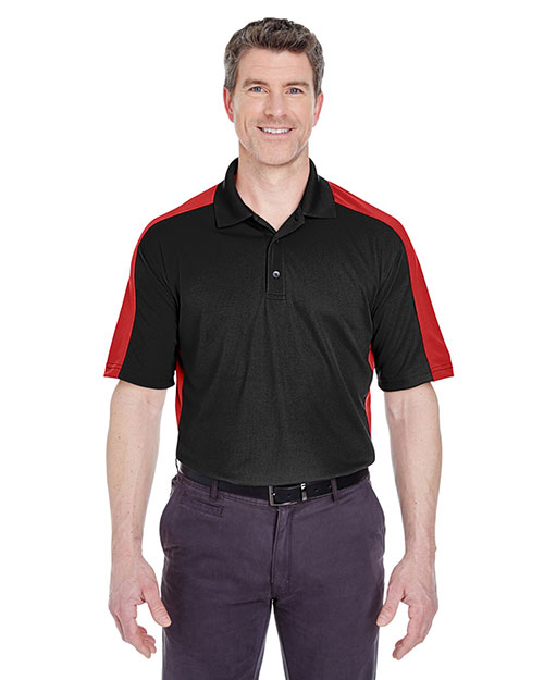 Ultraclub 8447 Adult Cool & Dry Stain-Release 2tone Performance Polo at GotApparel