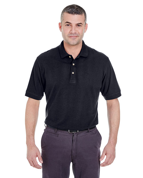 UltraClub 8535T Men Tall Classic Pique Polo at GotApparel