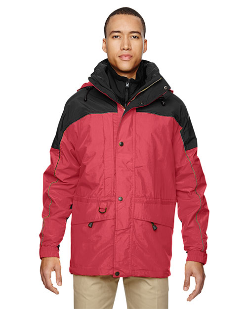 North End 88006 Men 3-In1 Two-Tone Parka at GotApparel