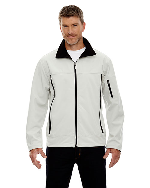North End 88099 Men Three-Layer Fleece Bonded Performance Soft Shell Jacket at GotApparel